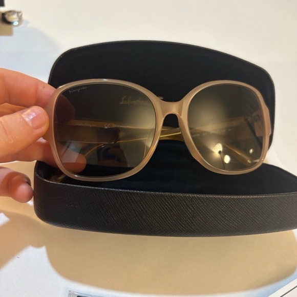 Salvatore Ferragamo Sunglasses with Branded Hard Case, GUC - Picture 4 of 6